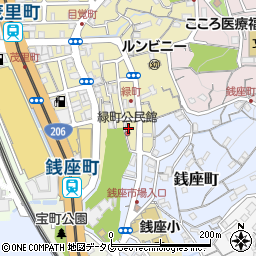 長崎県長崎市緑町8-6周辺の地図
