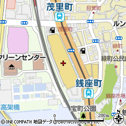 カメラのキタムラ・アップル製品サービス長崎・みらい長崎ココウォーク店周辺の地図
