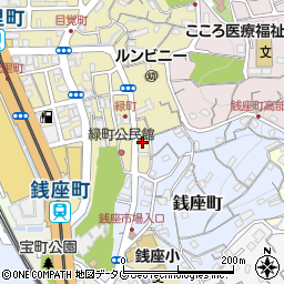 長崎県長崎市緑町1-5周辺の地図
