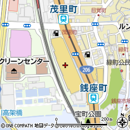 すき家みらい長崎ココウォーク店周辺の地図
