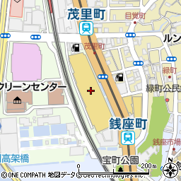 長崎銀行みらい長崎ココウォーク ＡＴＭ周辺の地図