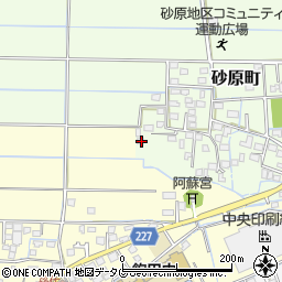 熊本県熊本市南区砂原町1065-1周辺の地図