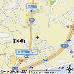長崎県長崎市田中町191周辺の地図