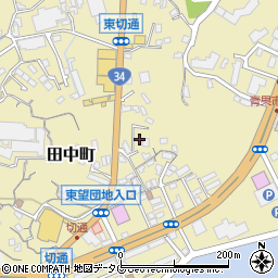 長崎県長崎市田中町191周辺の地図