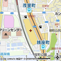 セブンイレブン長崎ココウォーク店周辺の地図