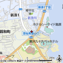 長崎県島原市親和町8周辺の地図
