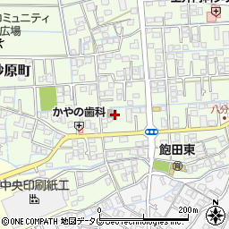 熊本県熊本市南区砂原町493周辺の地図