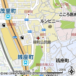 長崎県長崎市緑町10-16周辺の地図