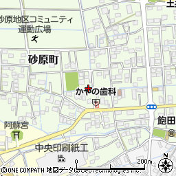 熊本県熊本市南区砂原町564-8周辺の地図