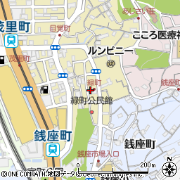 長崎県長崎市緑町7-6周辺の地図