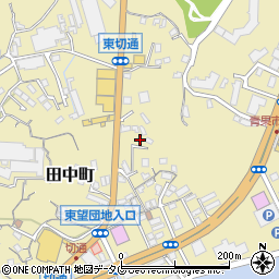 長崎県長崎市田中町187周辺の地図