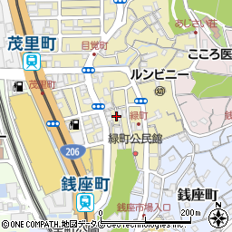 長崎県長崎市緑町12周辺の地図
