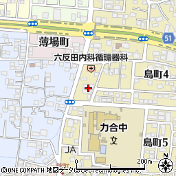 キャンドゥ熊本島町店周辺の地図