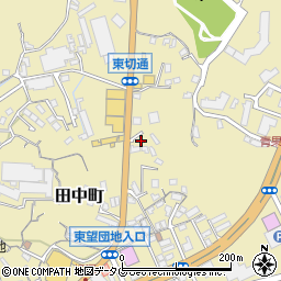 長崎県長崎市田中町222周辺の地図