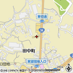 長崎県長崎市田中町142周辺の地図