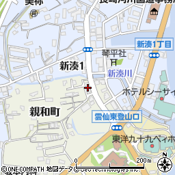 長崎県島原市親和町2周辺の地図