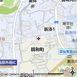 長崎県島原市親和町2614-2周辺の地図
