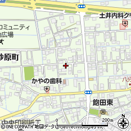 熊本県熊本市南区砂原町546周辺の地図