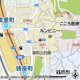 長崎県長崎市緑町6-3周辺の地図