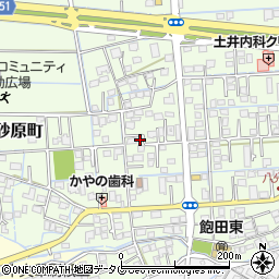 熊本県熊本市南区砂原町546-4周辺の地図