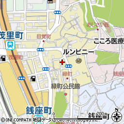 長崎県長崎市緑町6-4周辺の地図