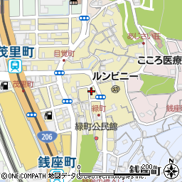 長崎県長崎市緑町6-4周辺の地図