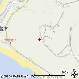 長崎県雲仙市小浜町富津1248周辺の地図
