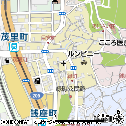 長崎県長崎市緑町11-9周辺の地図