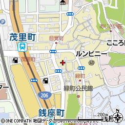 長崎県長崎市緑町5-5周辺の地図