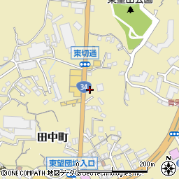 長崎県長崎市田中町225周辺の地図