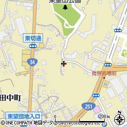 長崎県長崎市田中町215周辺の地図
