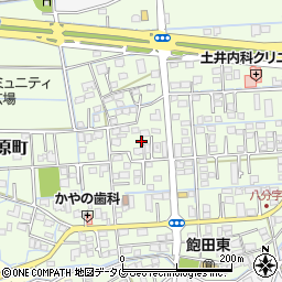 熊本県熊本市南区砂原町475-1周辺の地図