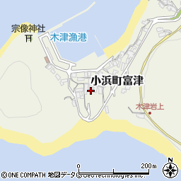 長崎県雲仙市小浜町富津1130周辺の地図