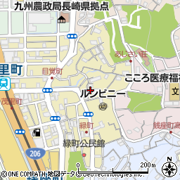 長崎県長崎市緑町4-8周辺の地図