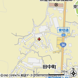 長崎県長崎市田中町420周辺の地図