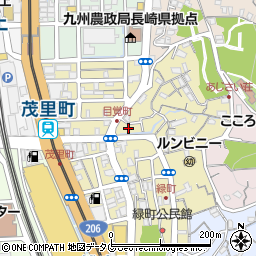 長崎県長崎市目覚町19周辺の地図