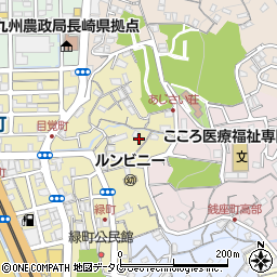 長崎県長崎市緑町4-2周辺の地図