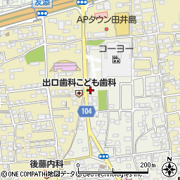 ＥＮＥＯＳ田迎ＳＳ周辺の地図