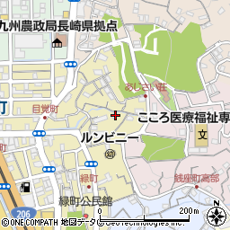 長崎県長崎市緑町4-17周辺の地図