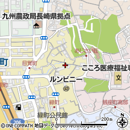 長崎県長崎市緑町4-15周辺の地図