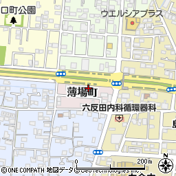 黒田藩うどん力合店周辺の地図