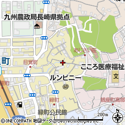 長崎県長崎市緑町4-14周辺の地図