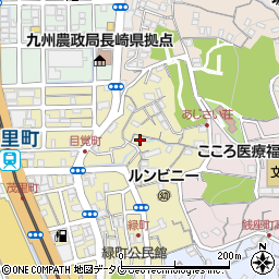 長崎県長崎市目覚町22周辺の地図