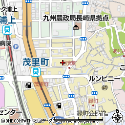 長崎県長崎市目覚町12周辺の地図