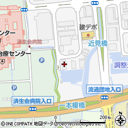 エスライン九州周辺の地図