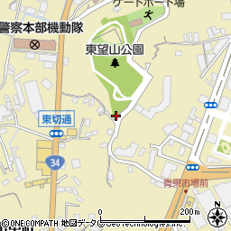 東望台公園周辺の地図