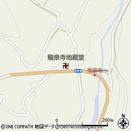 龍泉寺地蔵堂周辺の地図
