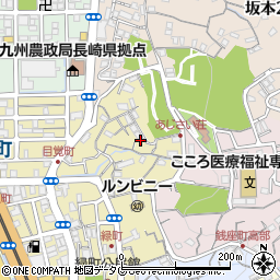 長崎県長崎市目覚町23周辺の地図