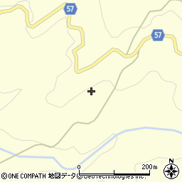 熊本県上益城郡御船町田代3238周辺の地図