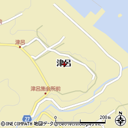 〒787-0313 高知県土佐清水市津呂の地図